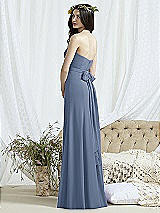 Rear View Thumbnail - Larkspur Blue Social Bridesmaids Style 8168