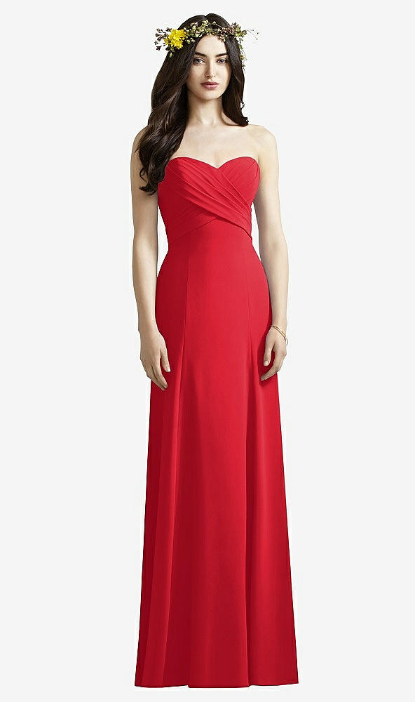 Front View - Parisian Red Social Bridesmaids Style 8168