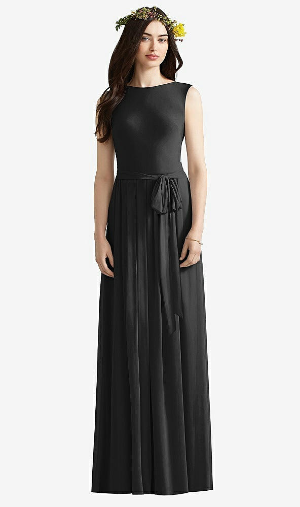 Front View - Black Social Bridesmaids Style 8169