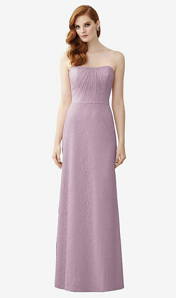 Front View - Suede Rose Dessy Collection Style 2952