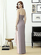 Rear View Thumbnail - Cashmere Gray & Blush Dessy Collection Style 2956