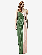 Front View Thumbnail - Vineyard Green & Blush Dessy Collection Style 2956