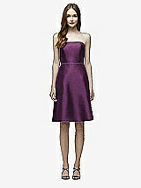 Rear View Thumbnail - Aubergine Lela Rose Bridesmaid Style LR232