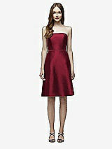Rear View Thumbnail - Burgundy Lela Rose Bridesmaid Style LR232