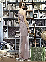 Rear View Thumbnail - Clover & Suede Rose Lela Rose Bridesmaid Style LR224