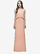 Front View Thumbnail - Pale Peach & Blush Lela Rose Bridesmaid Style LR225