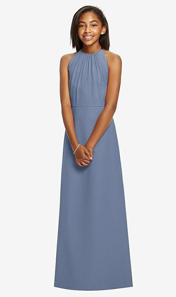 Front View - Larkspur Blue Dessy Collection Junior Bridesmaid JR530