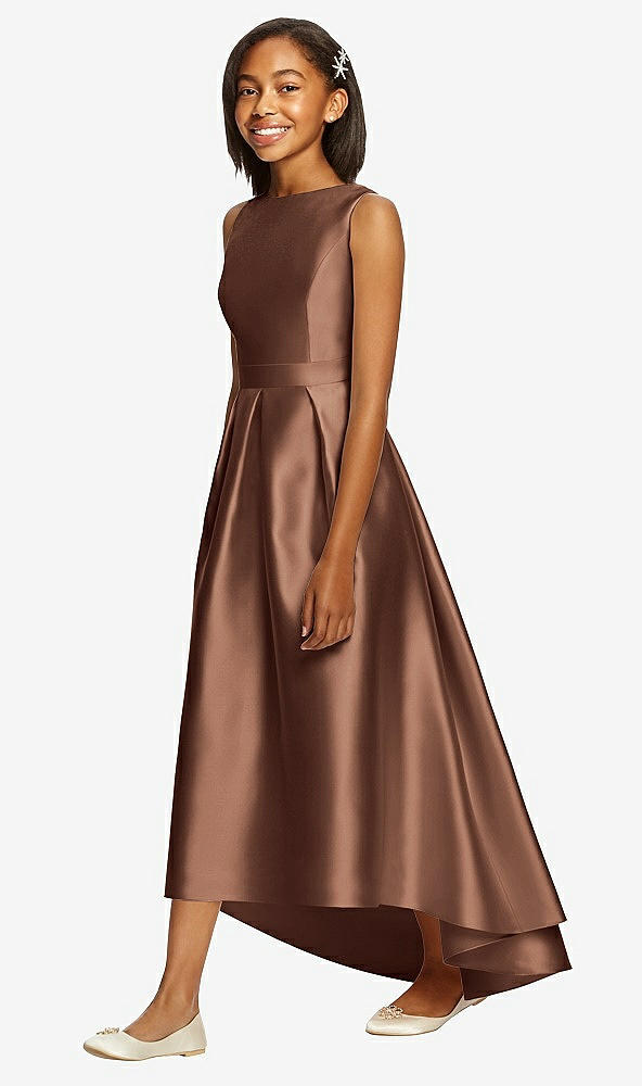 Front View - Cognac Dessy Collection Junior Bridesmaid JR534