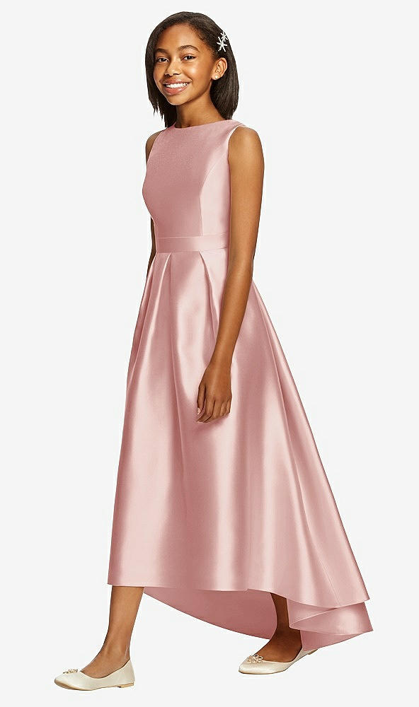 Front View - Rose Dessy Collection Junior Bridesmaid JR534