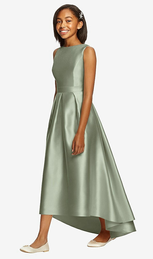 Front View - Sage Dessy Collection Junior Bridesmaid JR534