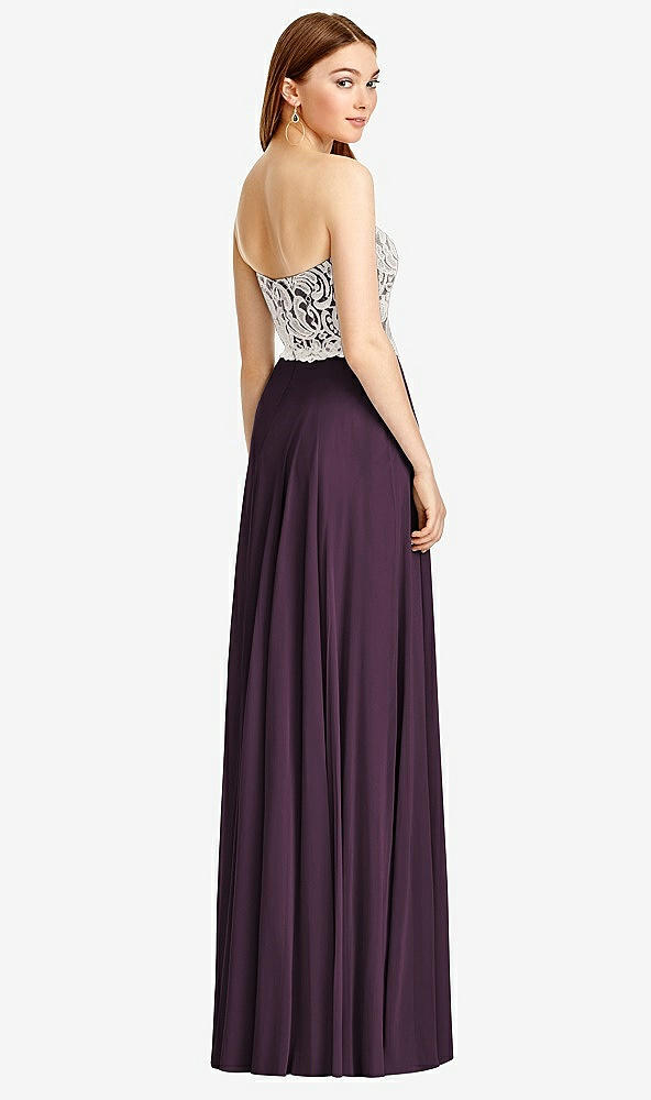 Back View - Aubergine & Oyster Studio Design Bridesmaid Dress 4504