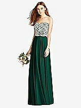 Front View Thumbnail - Hunter Green & Oyster Studio Design Bridesmaid Dress 4504