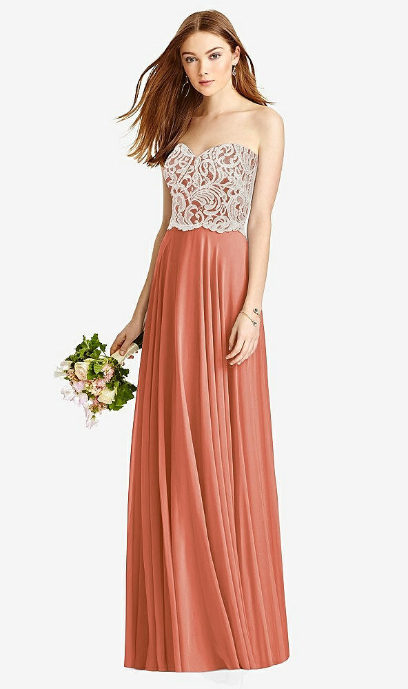 Front View - Terracotta Copper & Oyster Studio Design Bridesmaid Dress 4504