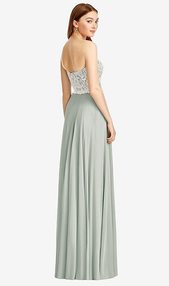 Back View - Willow Green & Oyster Studio Design Bridesmaid Dress 4504
