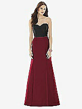 Front View Thumbnail - Cabernet & Black Alfred Sung Style D728