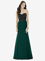 Front View Thumbnail - Evergreen & Black Alfred Sung Style D728