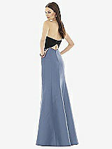 Rear View Thumbnail - Larkspur Blue & Black Alfred Sung Style D728