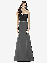 Front View Thumbnail - Pewter & Black Alfred Sung Style D728