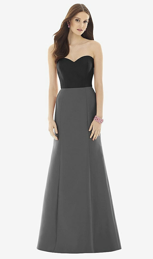 Front View - Pewter & Black Alfred Sung Style D728