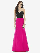 Front View Thumbnail - Think Pink & Black Alfred Sung Style D728