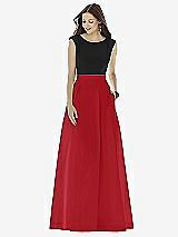 Front View Thumbnail - Garnet & Black Alfred Sung Style D729