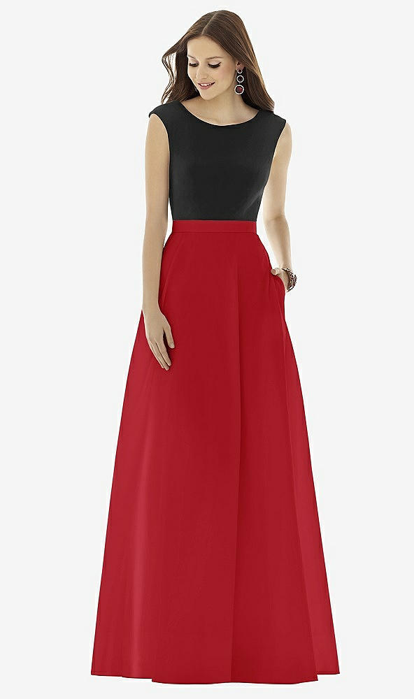 Front View - Garnet & Black Alfred Sung Style D729