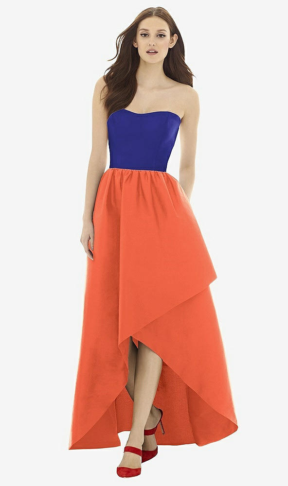 Front View - Fiesta & Electric Blue Alfred Sung Style D730