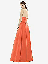 Rear View Thumbnail - Fiesta & Light Nude Alfred Sung Style D732