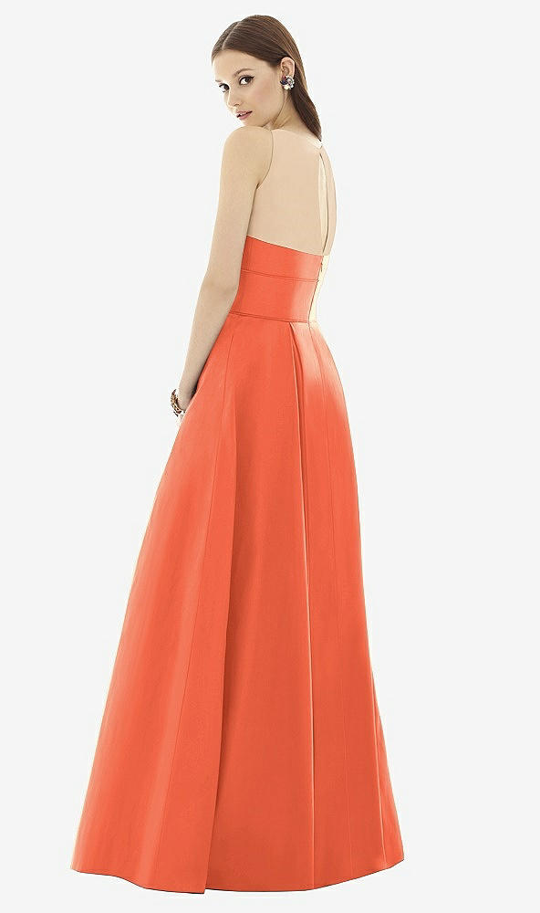 Back View - Fiesta & Light Nude Alfred Sung Style D732