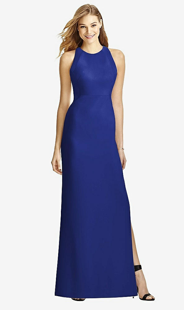 Back View - Cobalt Blue After Six Bridesmaid Dress 6757