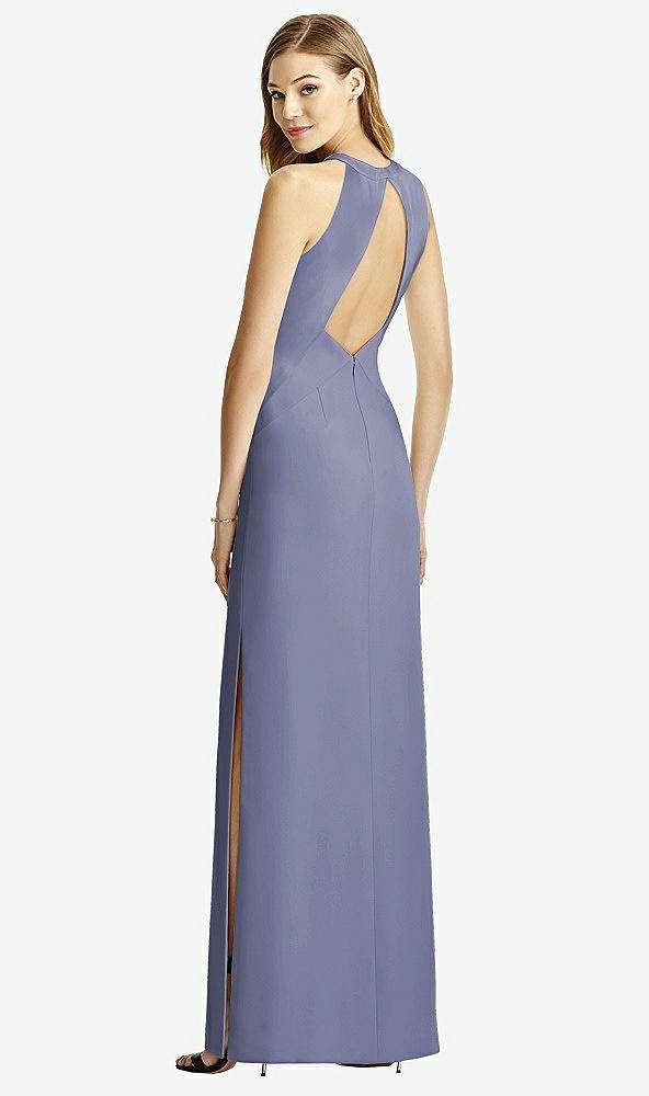 Front View - French Blue After Six Bridesmaid Dress 6757