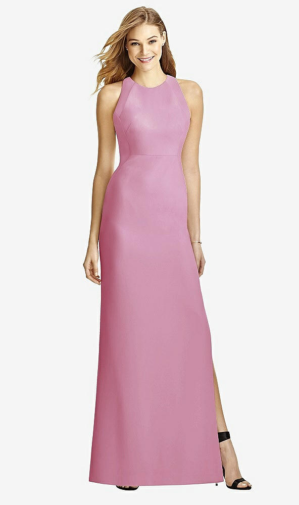 Back View - Powder Pink After Six Bridesmaid Dress 6757