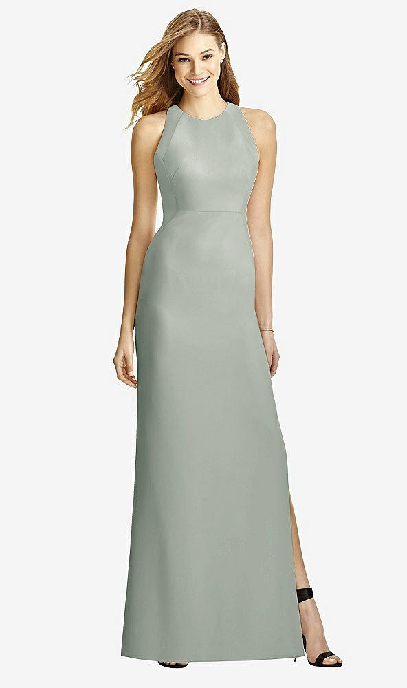 Back View - Willow Green After Six Bridesmaid Dress 6757