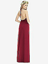 Rear View Thumbnail - Burgundy Social Bridesmaids Style 8175