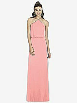 Front View Thumbnail - Apricot Alfred Sung Bridesmaid Dress D738