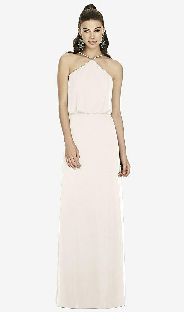Front View - Ivory Alfred Sung Bridesmaid Dress D738