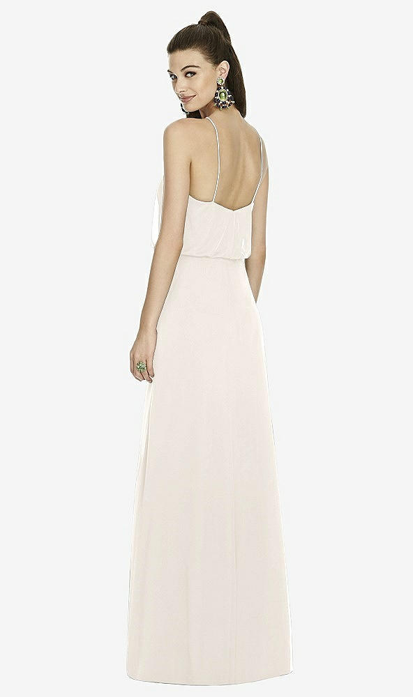 Back View - Ivory Alfred Sung Bridesmaid Dress D738