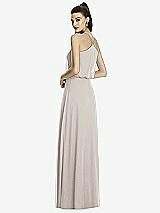 Rear View Thumbnail - Taupe Alfred Sung Bridesmaid Dress D739
