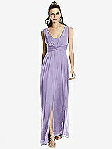 Front View Thumbnail - Passion Maxi Chiffon Knit Shirred Strap Dress