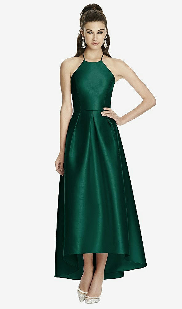 Front View - Hunter Green Alfred Sung Style D741
