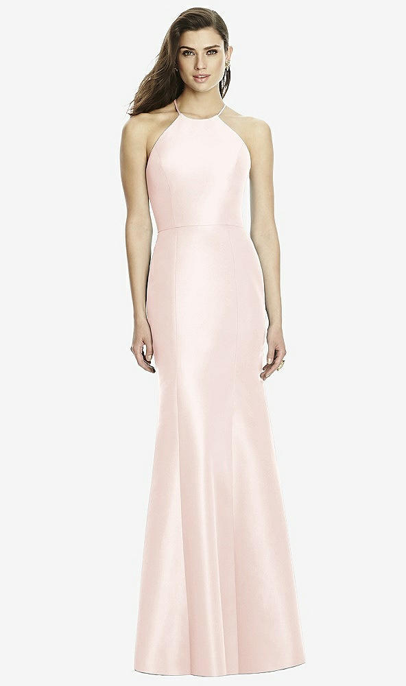 Front View - Blush Dessy Bridesmaid Dress 2996