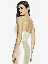 Rear View Thumbnail - Butter Yellow Dessy Bridesmaid Top T2979