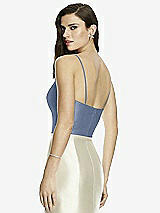Rear View Thumbnail - Larkspur Blue Dessy Bridesmaid Top T2979