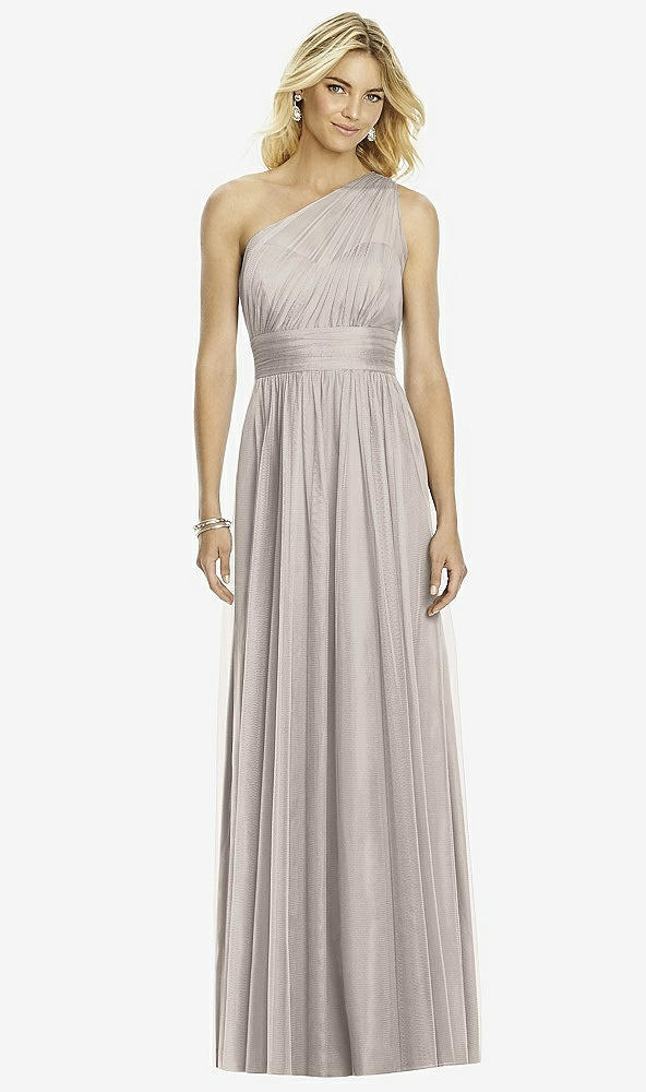 Front View - Taupe After Six Bridesmaid Dress 6765