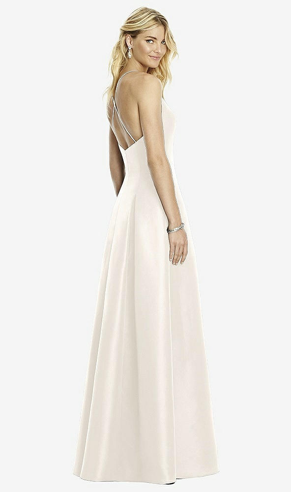 Back View - Ivory After Six Bridesmaid Dress 6767