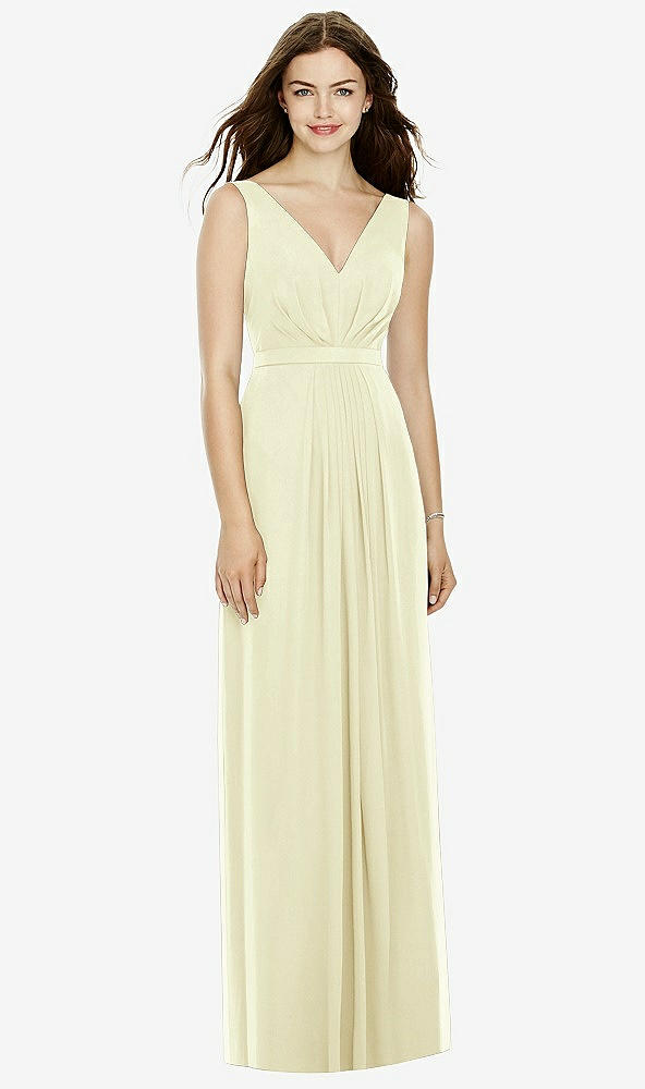 Front View - Butter Yellow Bella Bridesmaids Dress BB103
