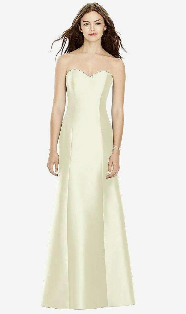 Front View - Butter Yellow Bella Bridesmaids Dress BB104