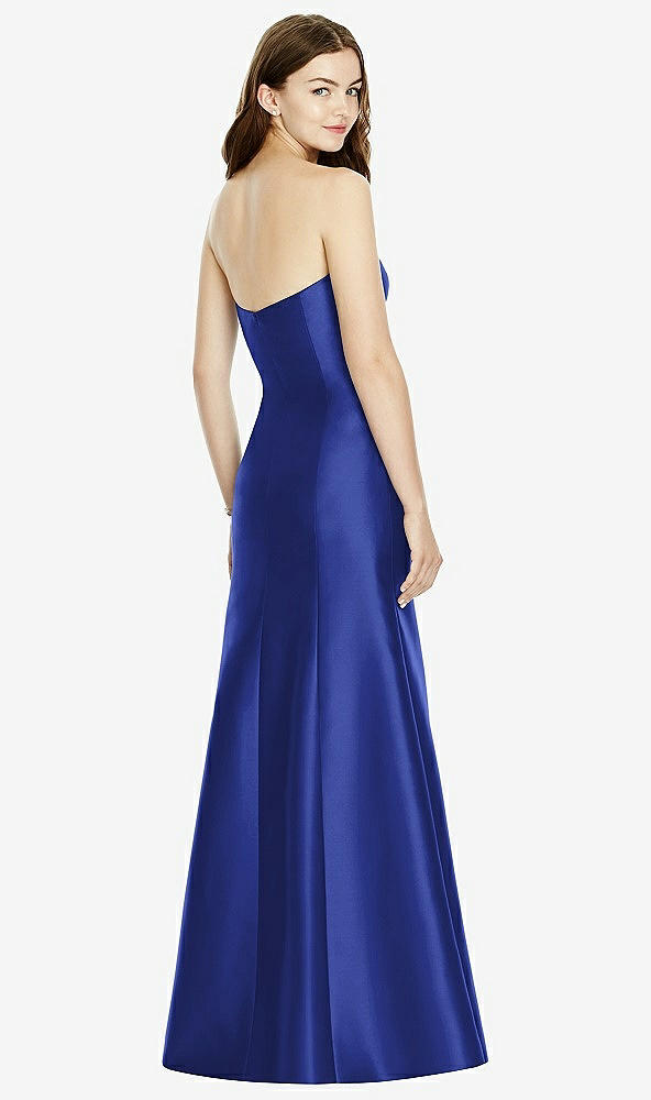 Back View - Cobalt Blue Bella Bridesmaids Dress BB104