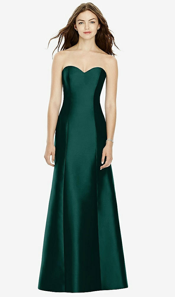 Front View - Evergreen Bella Bridesmaids Dress BB104