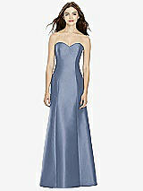 Front View Thumbnail - Larkspur Blue Bella Bridesmaids Dress BB104